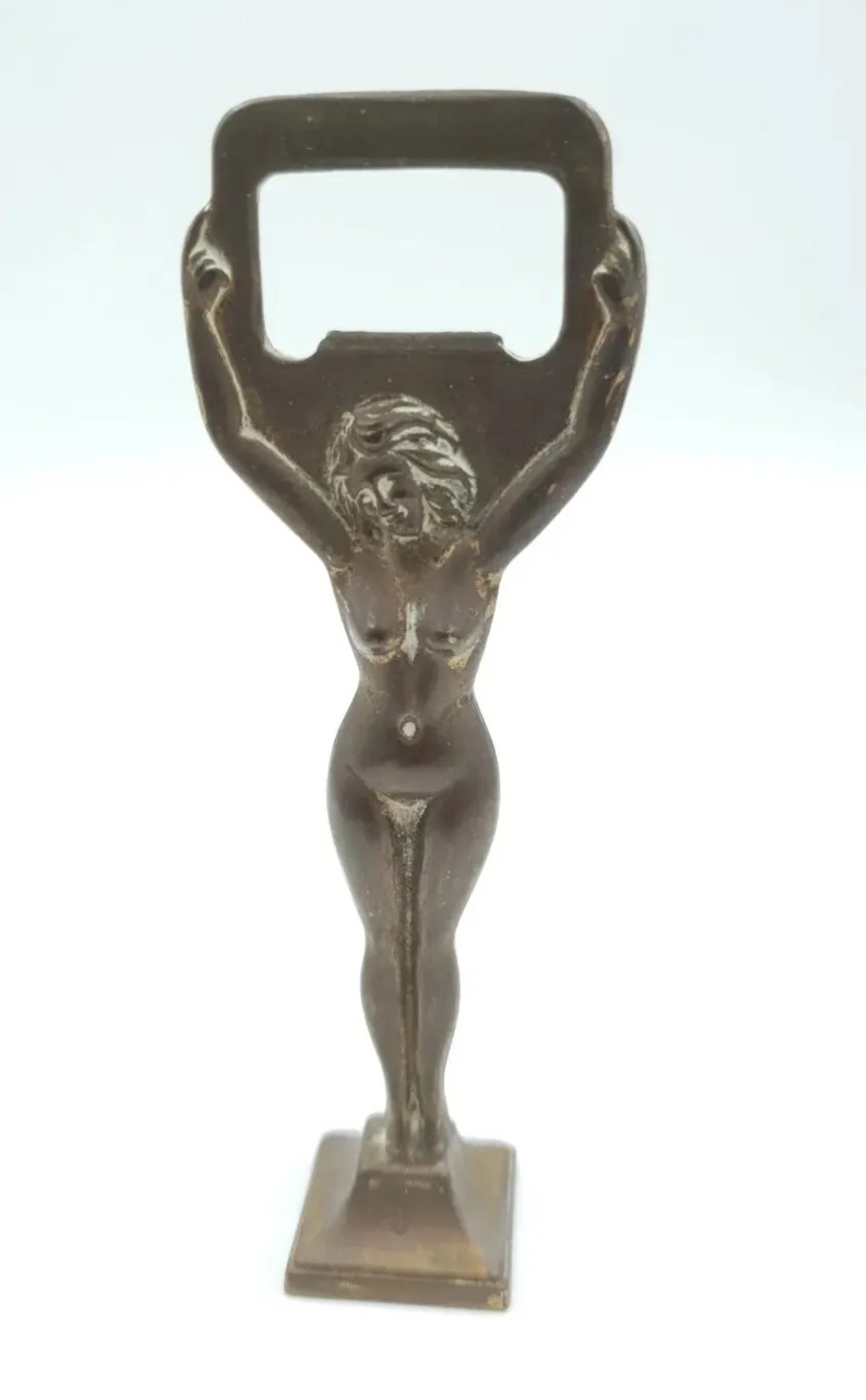 Nude Bottle Opener Of A Lady Vintage Art Deco Cast Brass Vintage