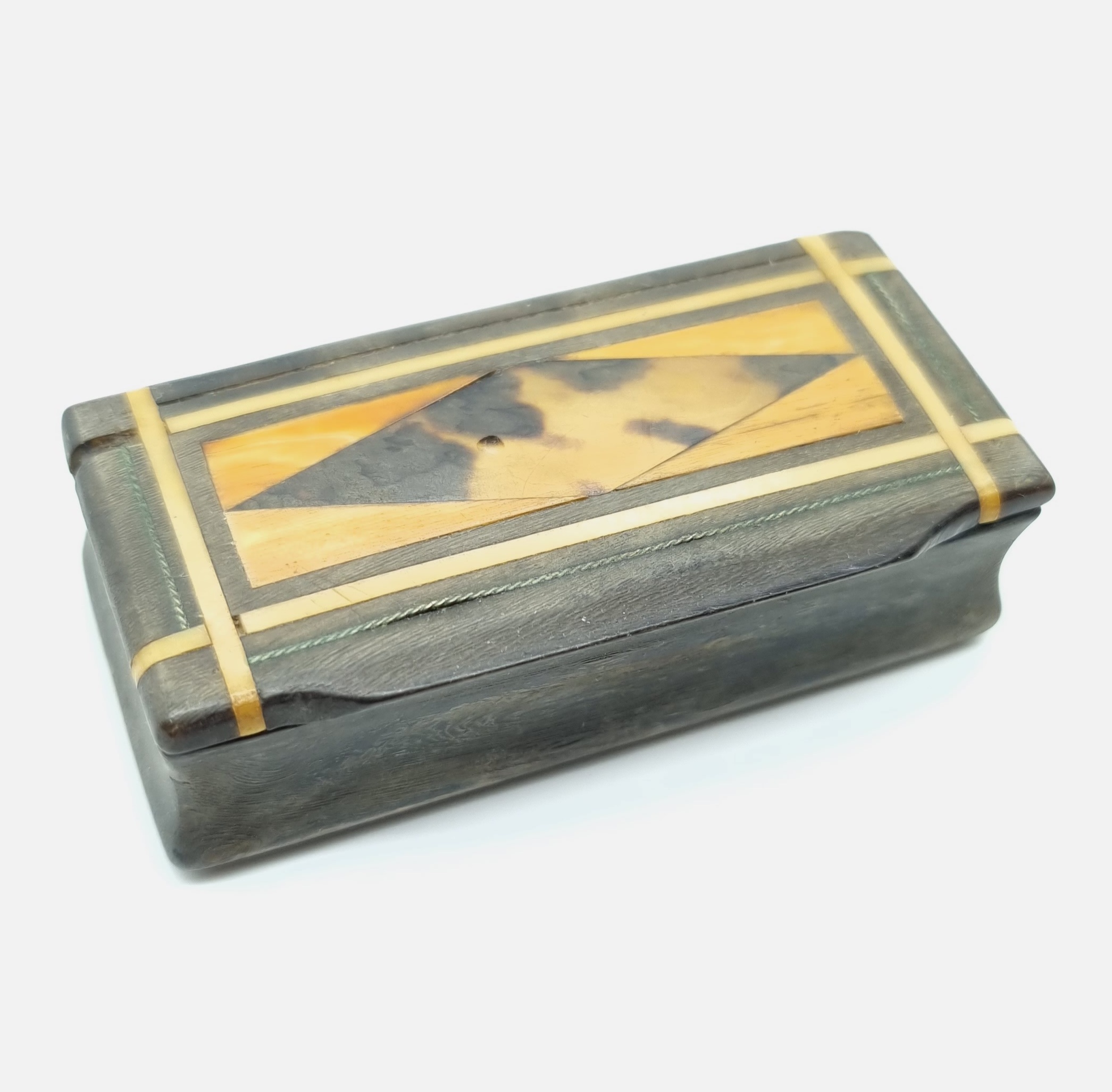 Antique Horn Snuff Box