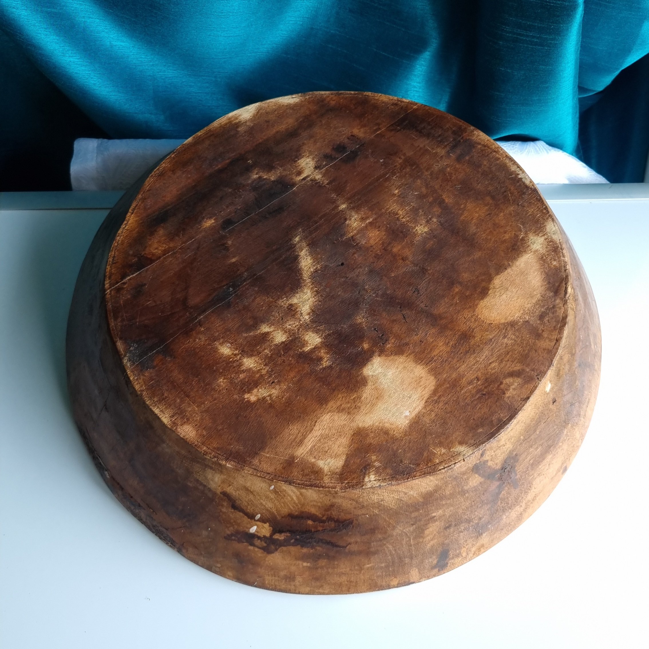 Antique Folk Art Painted Bowl