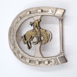 Vintage Rodeo Horsesho eBelt Buckle