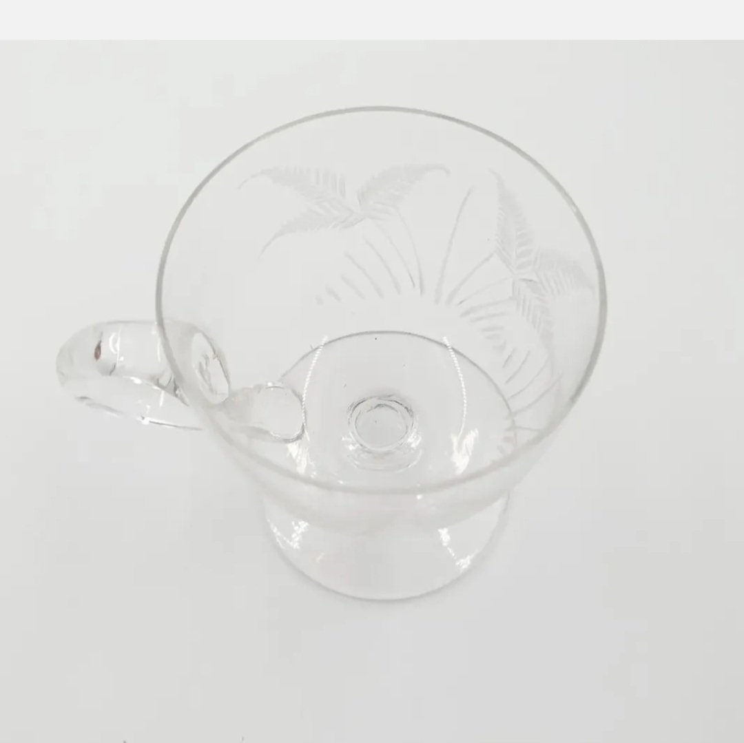 Antique Glass Custard Cup