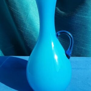 Swedish Mid Century Glass Vase Pitcher Ekenas