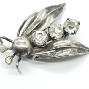 Victorian Silver Bug Brooch