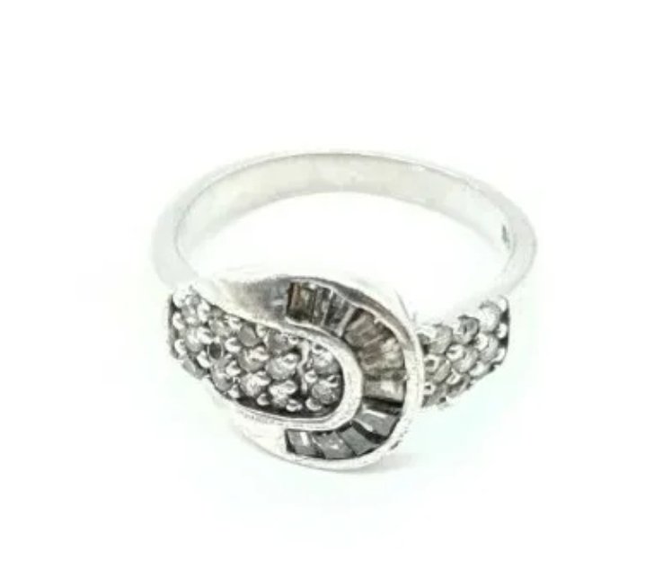 Sterling Silver Buckle Ring