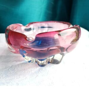 Czech Art Glass Bowl