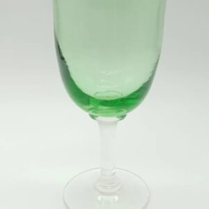Antique Green Wine Glass