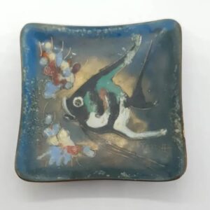 Enamel on Copper Pin Dish