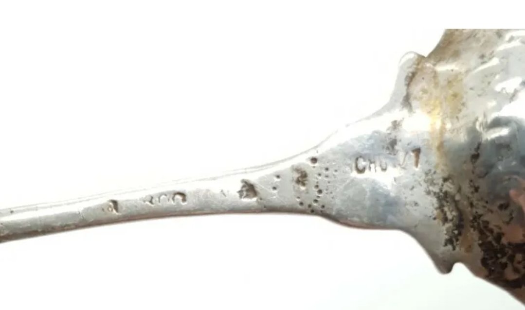 Antique Repousse Silver Spoon Rothenburg Collector Spoon Germany - Image 4