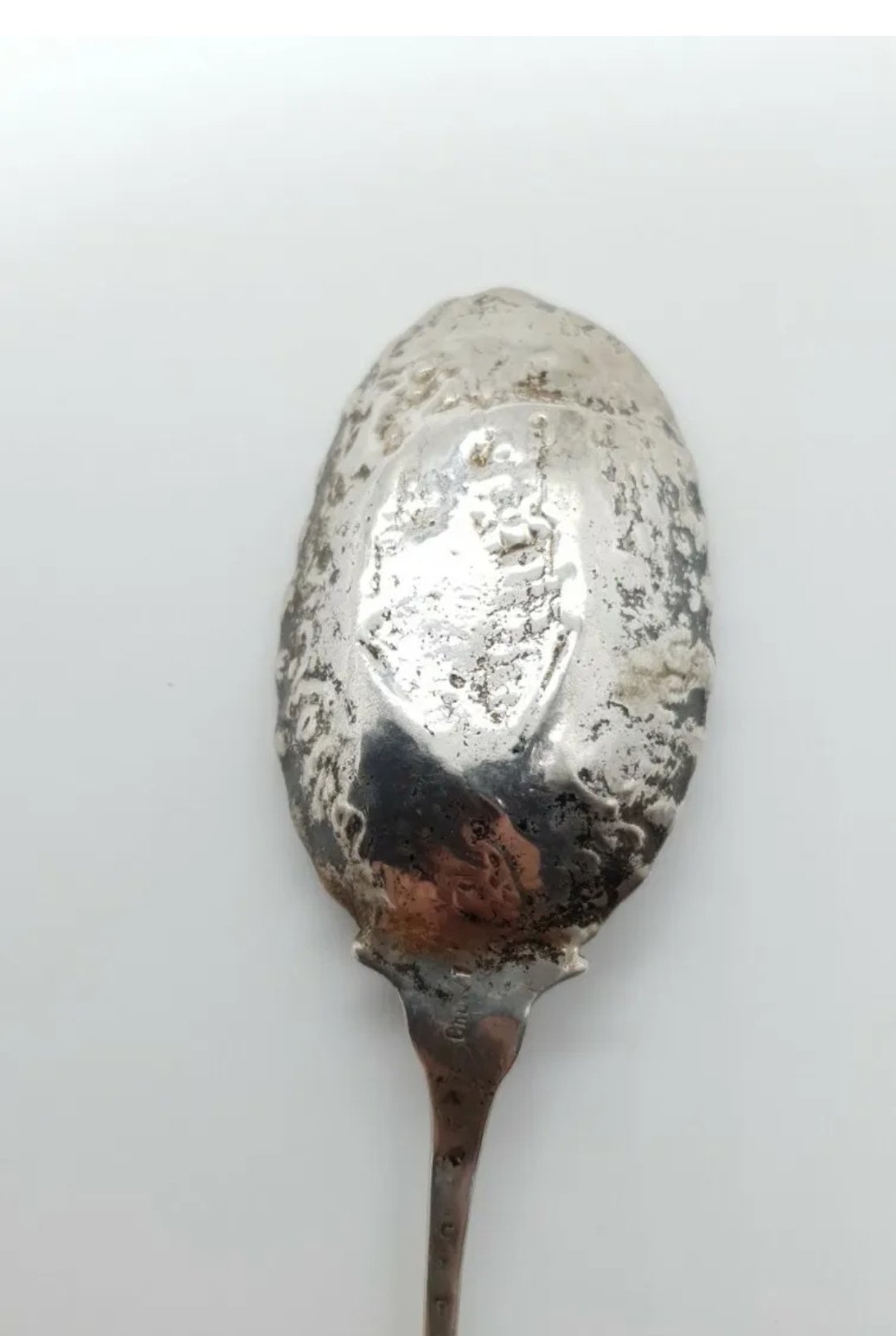 Antique Repousse Silver Spoon Rothenburg Collector Spoon Germany - Image 5