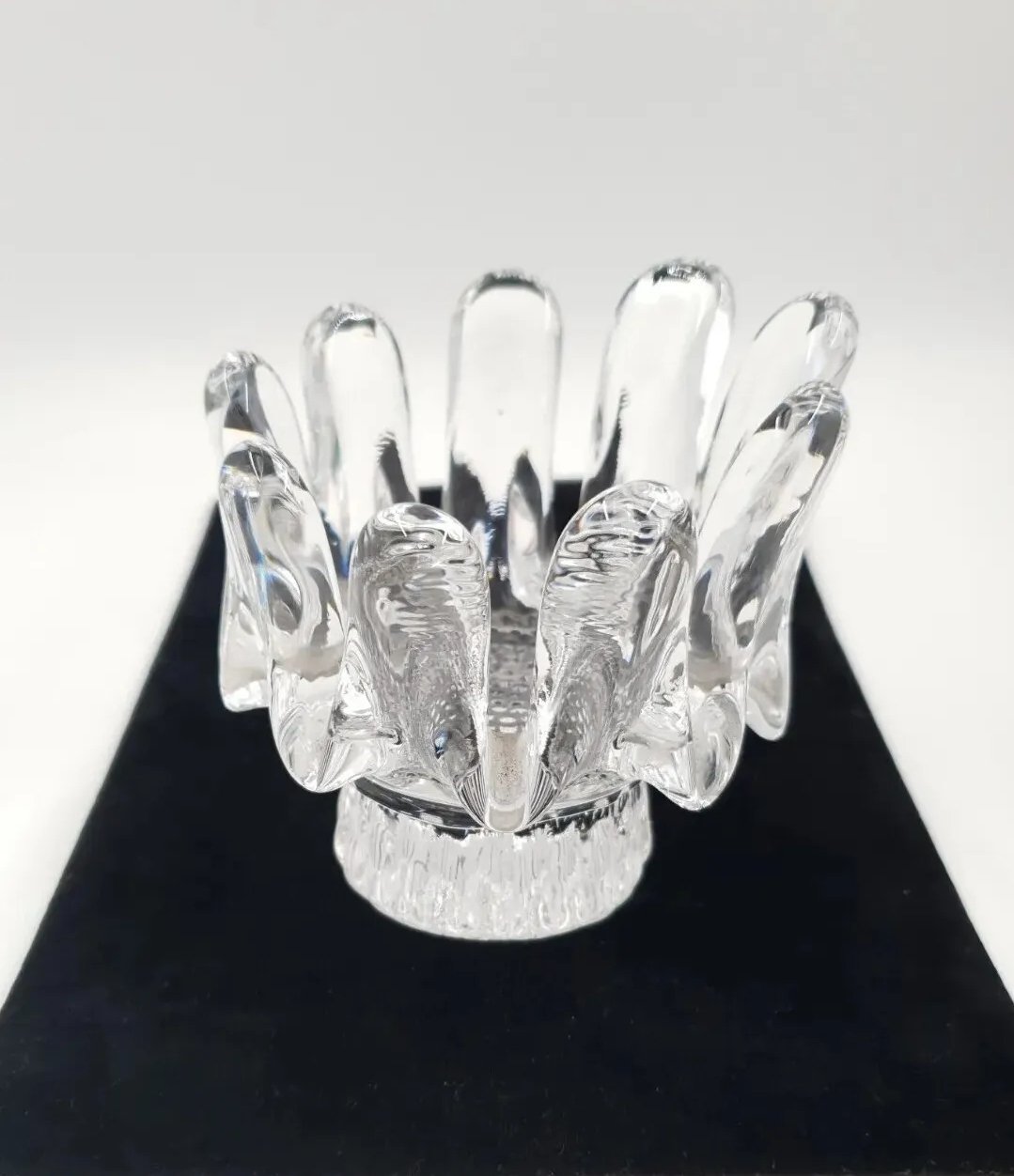 Kosta Boda Candle Holder Goran Warff Design c 1960s Sunflower Candle Holder - Image 2