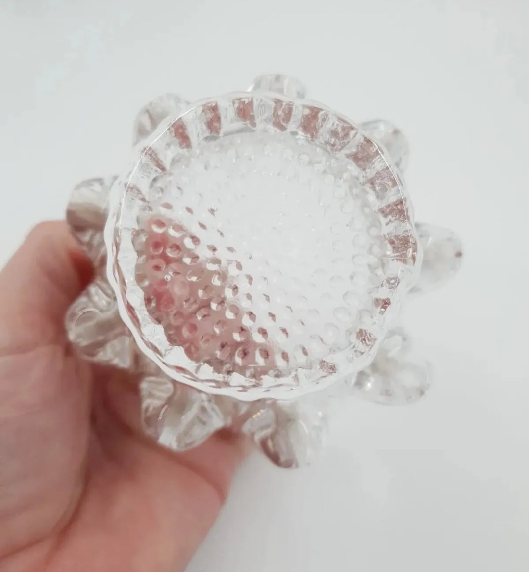 Kosta Boda Candle Holder Goran Warff Design c 1960s Sunflower Candle Holder - Image 3