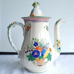Vintage Masons Coffee Pot Teapot.
