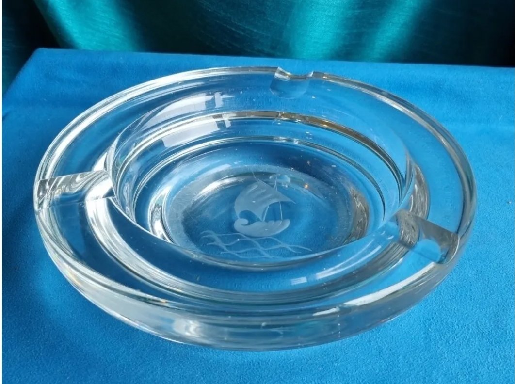 Elis Bergh Kosta Viking Ashtray