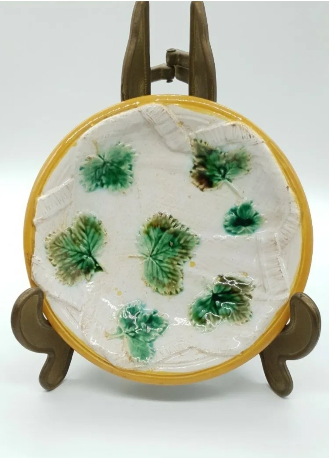 George Jones Majolica Plate