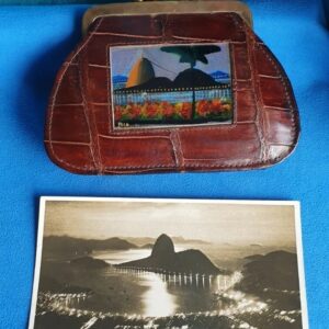 Crocodile Leather Purse Vintage