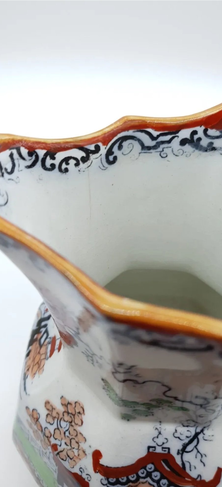 Antique Mason’s Ironstone Jug Pagoda Pattern 1365 a/f - Image 5