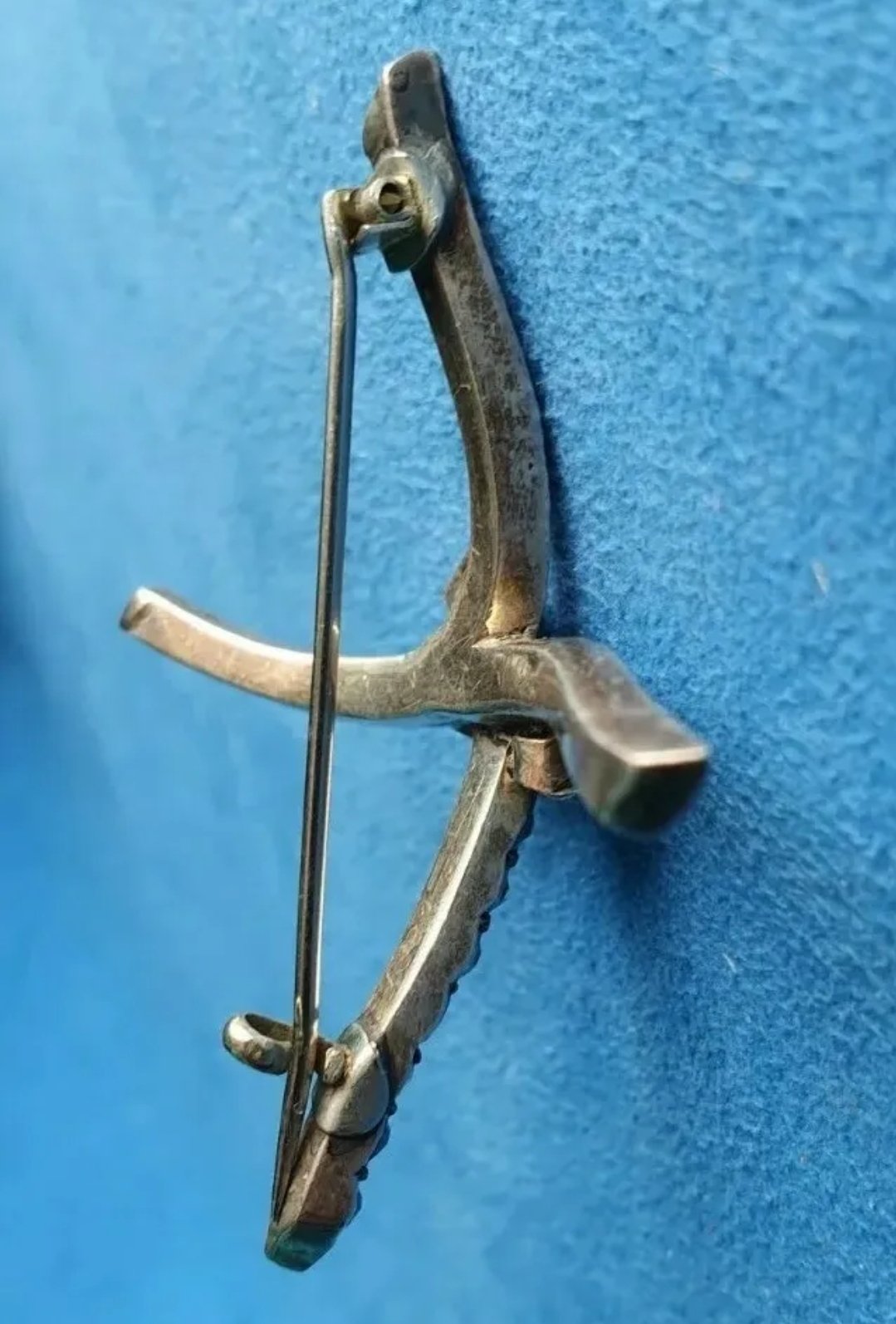 Antique Victorian Silver & Paste Brooch - Image 4