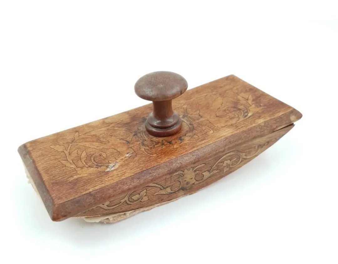 Antique Wooden Ink Blotter