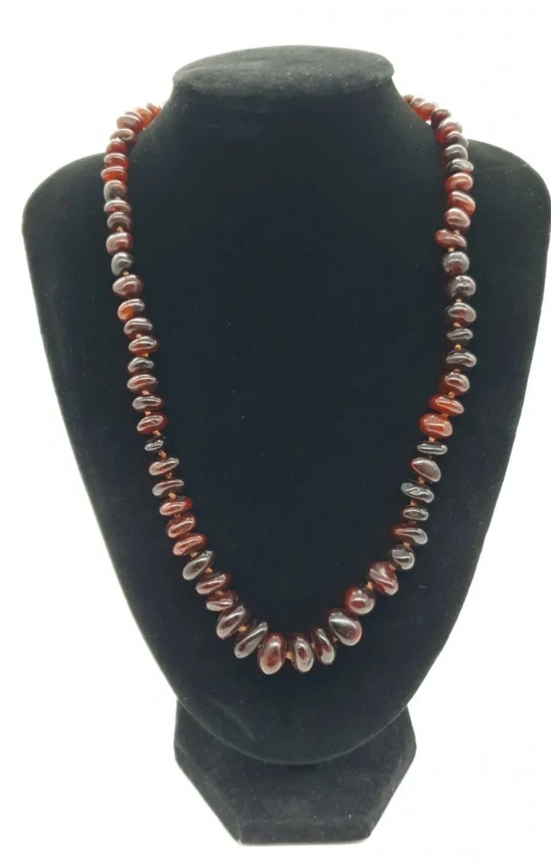 Cherry Copal / Amber Bead Necklace