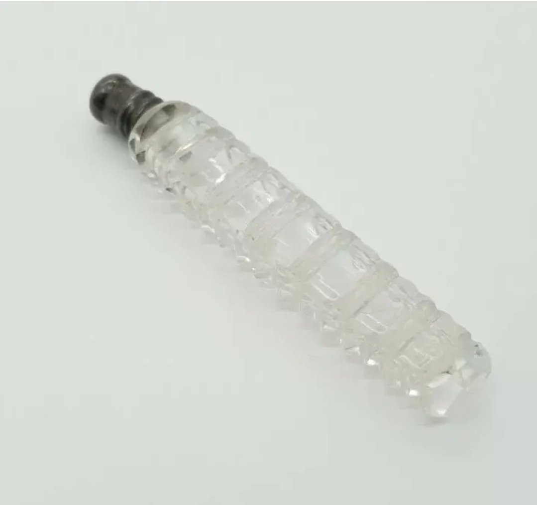Miniature Cut Glass Scent Bottle