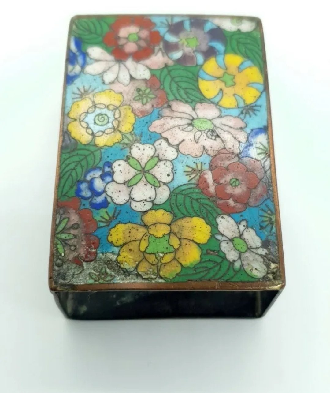 Chinese Cloisonne Match Box