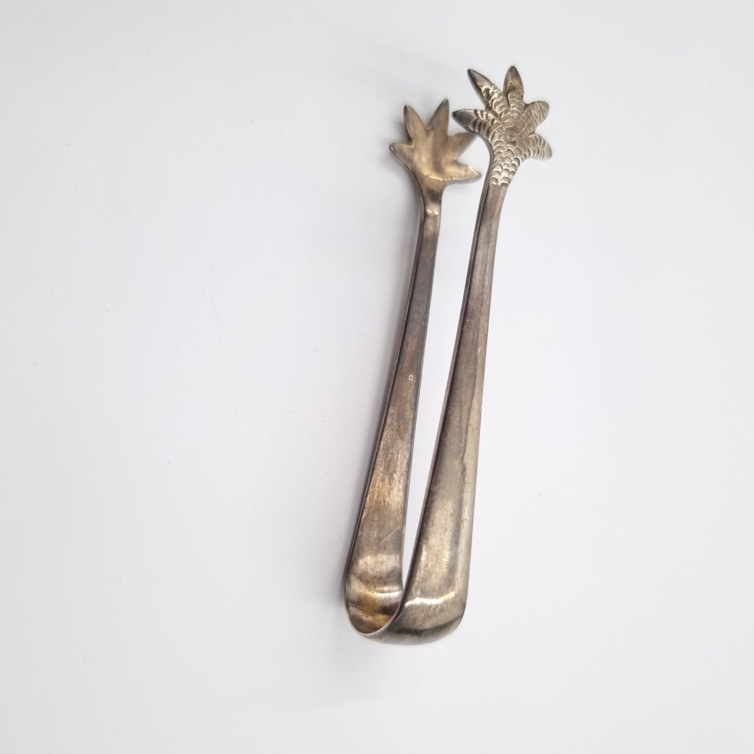 Scottish Silver Sugar Nips Art Deco era Hallmarked Glasgow 1930 - Image 2