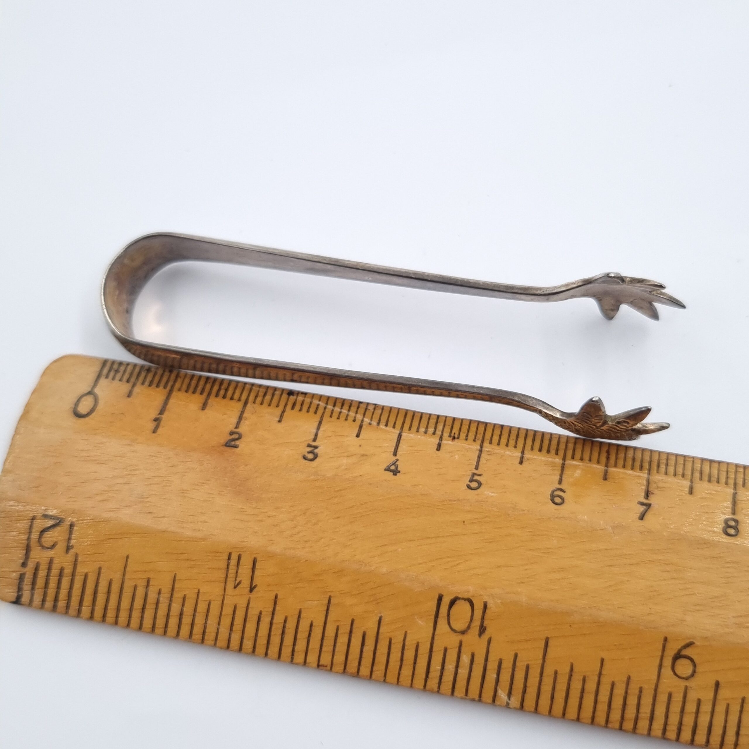 Scottish Silver Sugar Nips Art Deco era Hallmarked Glasgow 1930 - Image 5