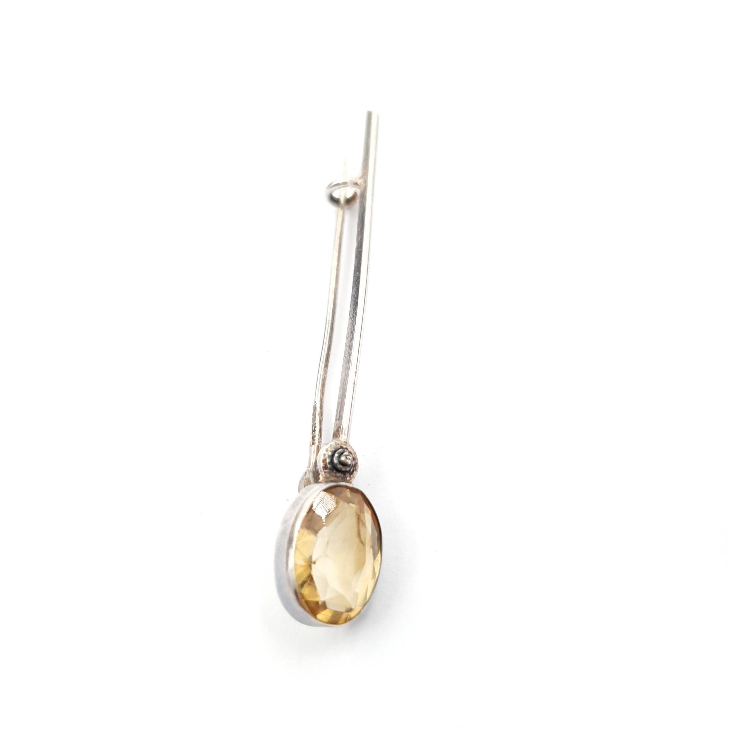 Antique Citrine Brooch - Image 4