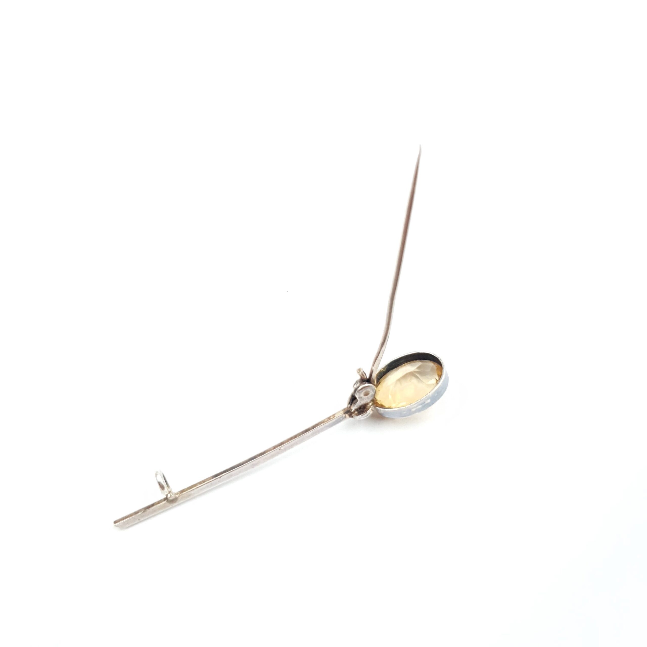 Antique Citrine Brooch - Image 3