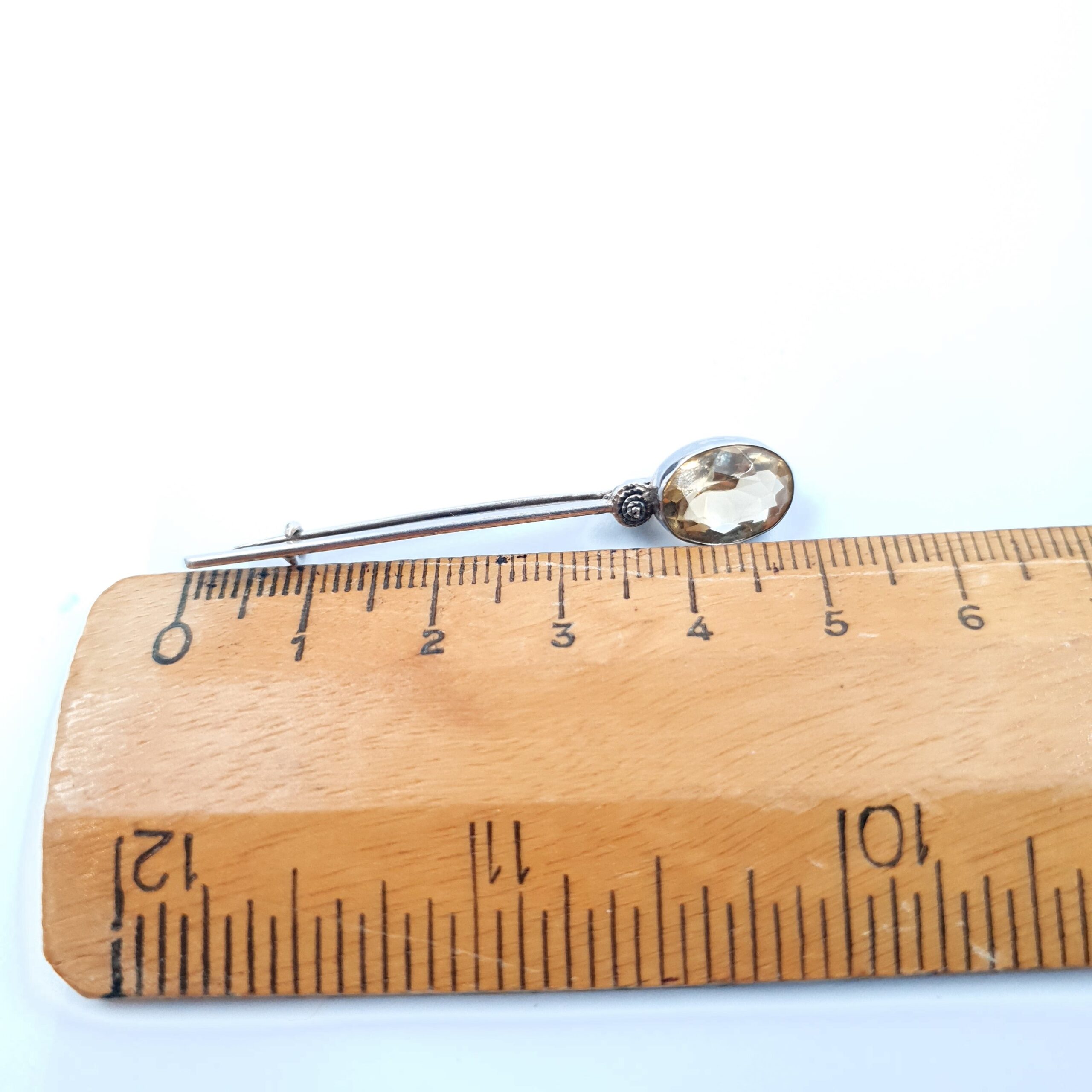 Antique Citrine Brooch - Image 5
