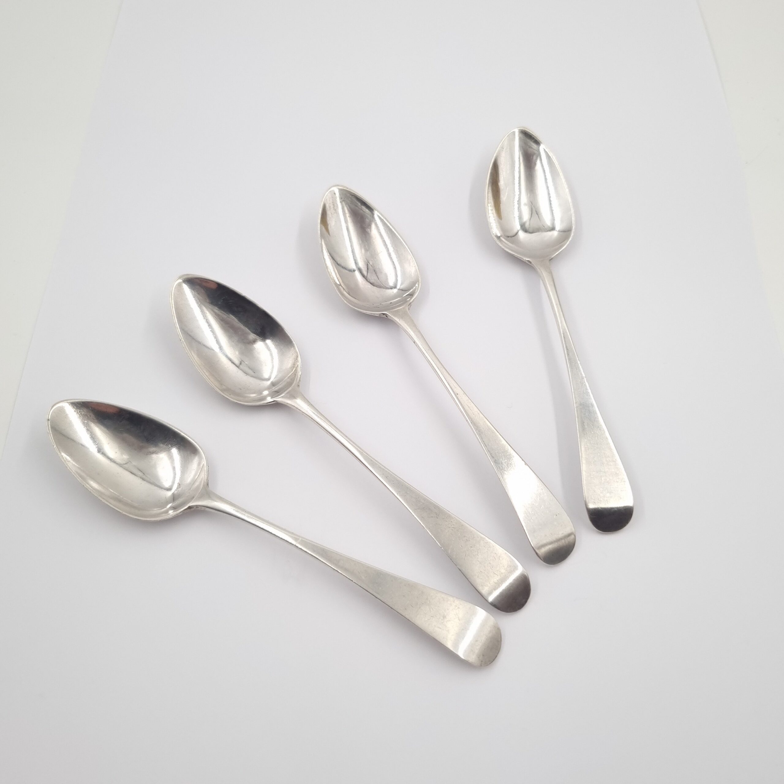Peter & William Bateman Teaspoons Georgian Silver Set of 4 - Image 2