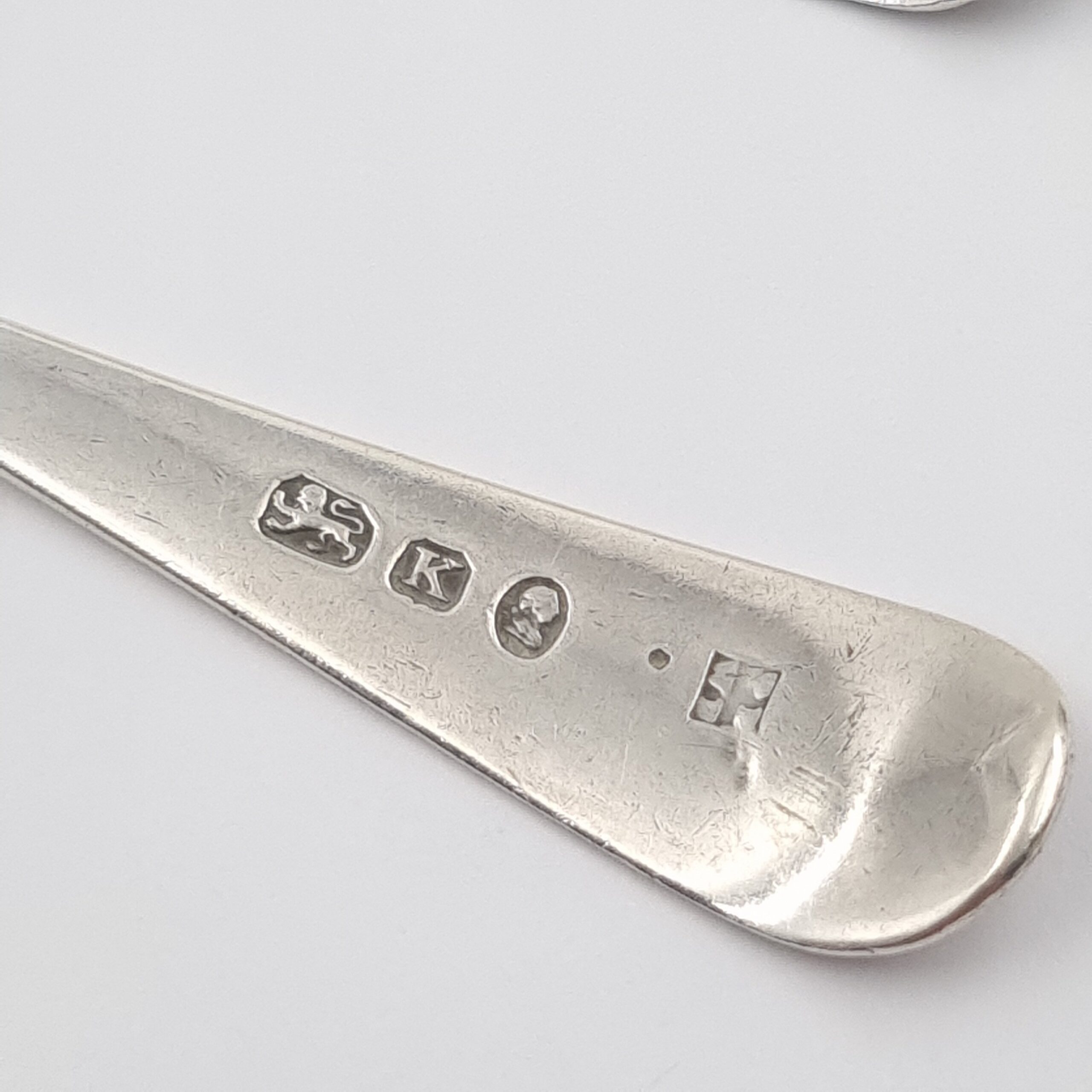 Peter & William Bateman Teaspoons Georgian Silver Set of 4 - Image 3
