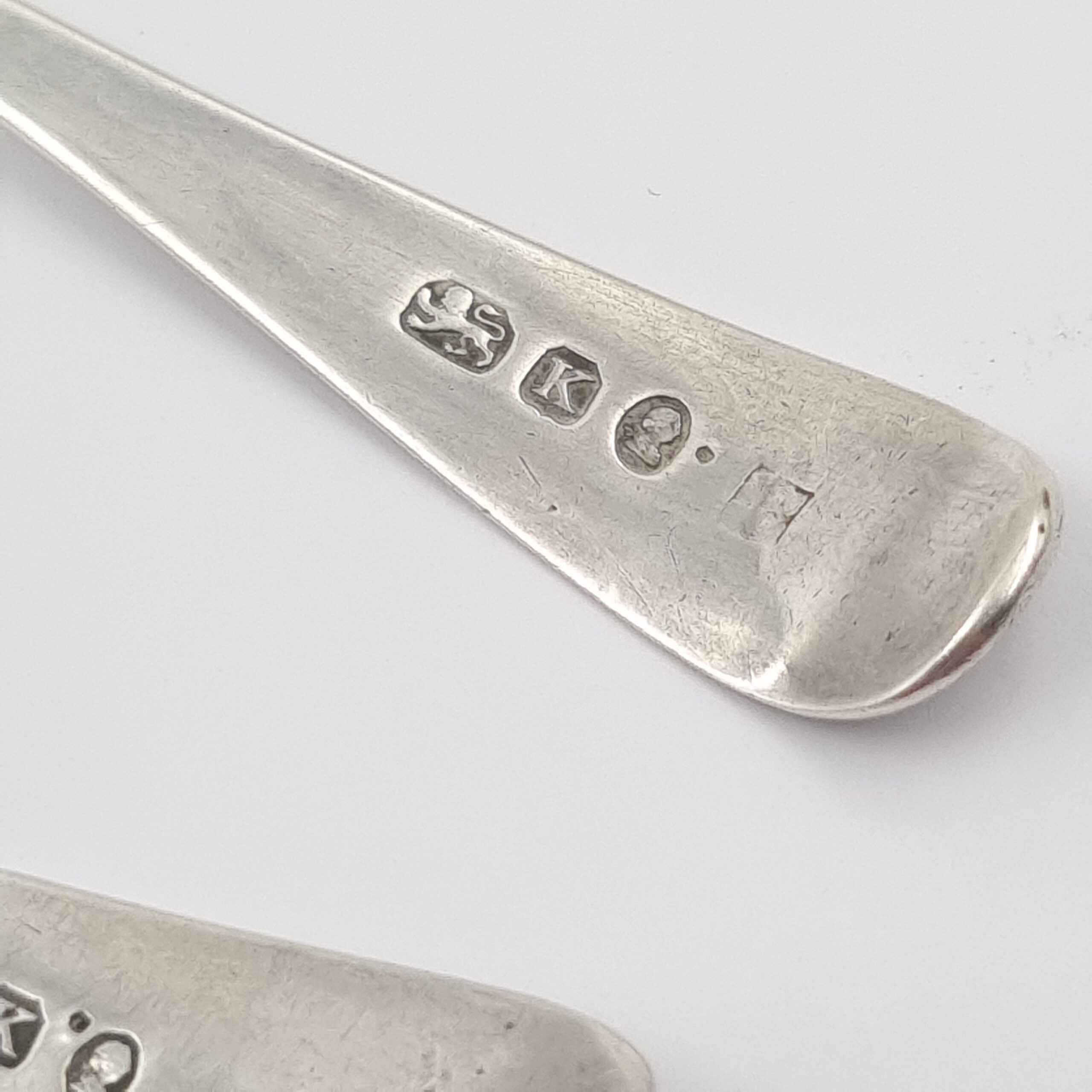 Peter & William Bateman Teaspoons Georgian Silver Set of 4 - Image 5