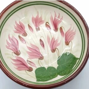 Cyclamen Pottery Bowl