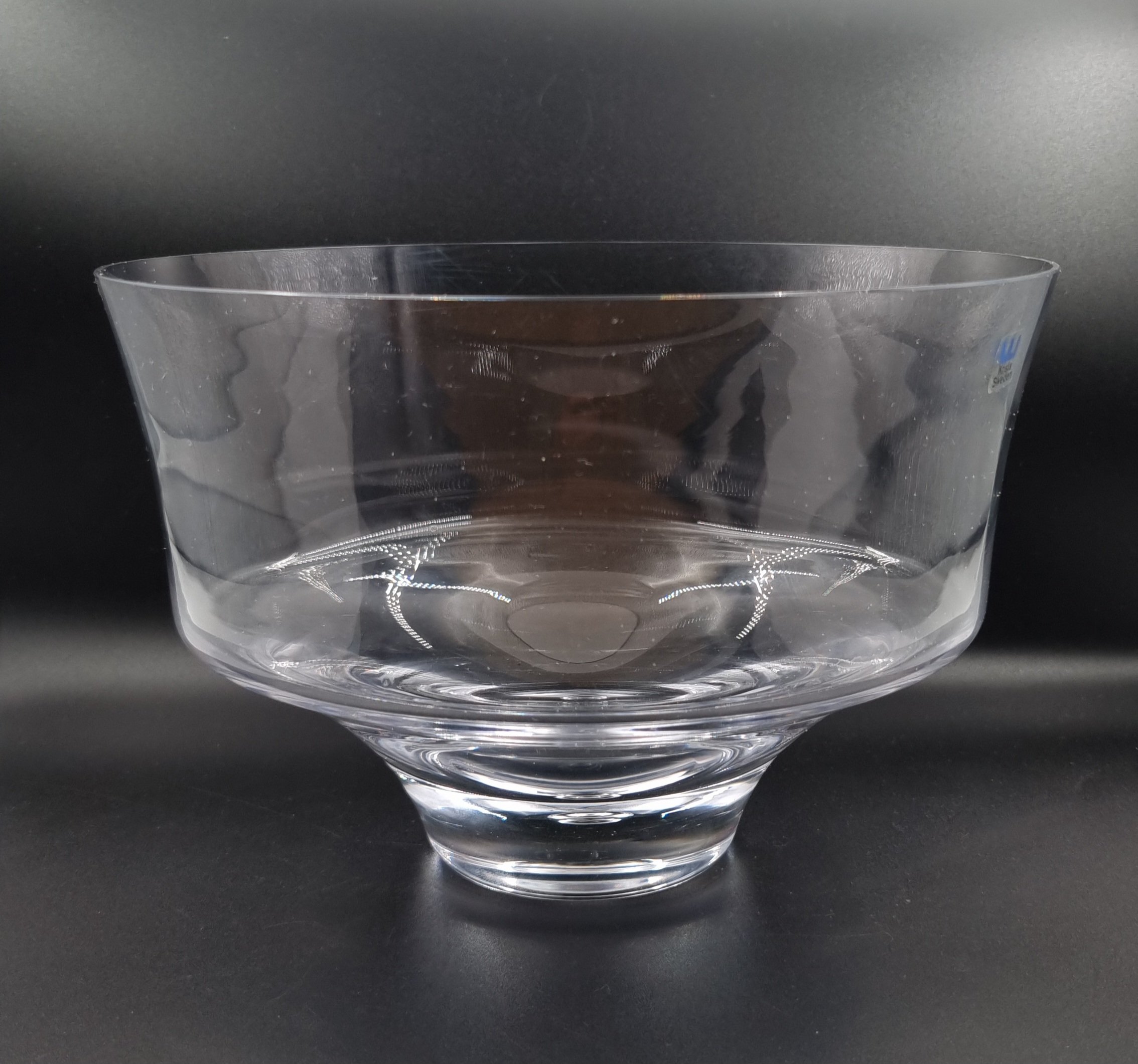 Kosta Glass Sweden Fruit Bowl Mid Century c 1960s - Image 3