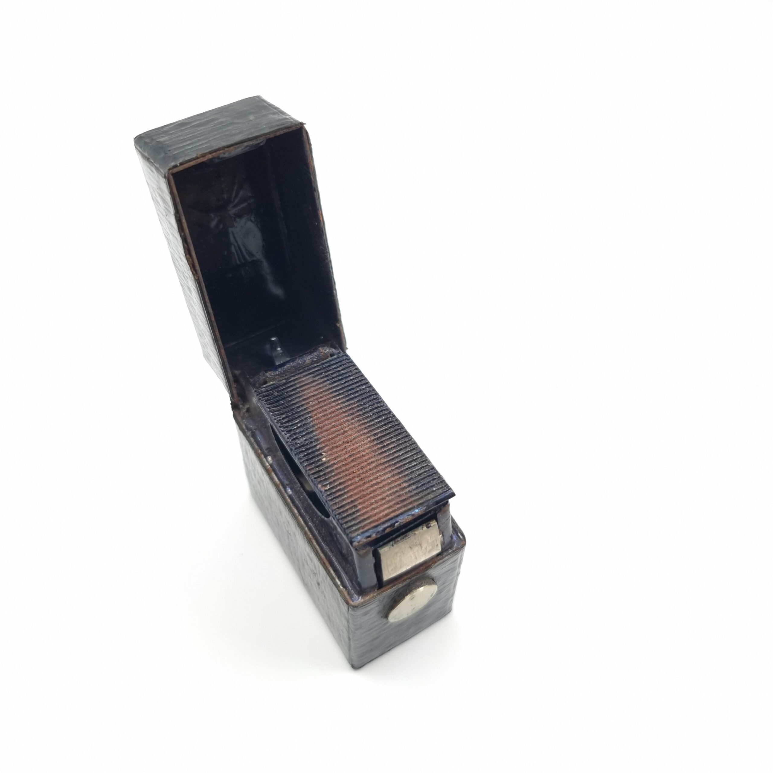 Antique Travel Vesta Leather Cased - Image 3