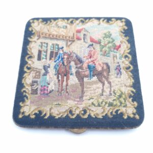 Art Deco Powder Compact