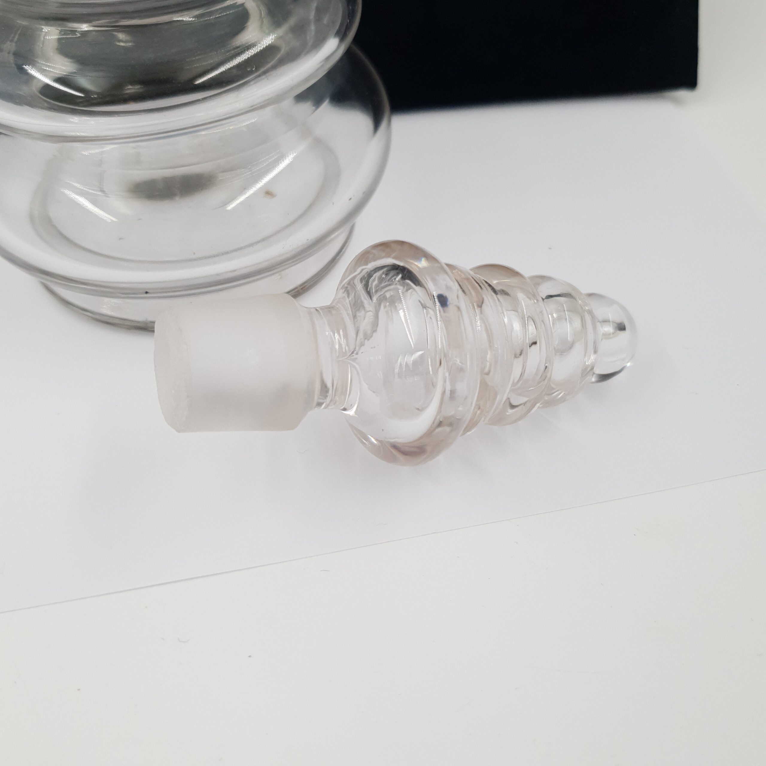 Victorian Glass Beehive Decanter: Handcrafted Blown Glass Small Incorporator - Image 3