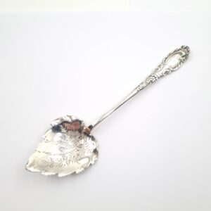Antique Art Nouveau Silver Berry Spoon