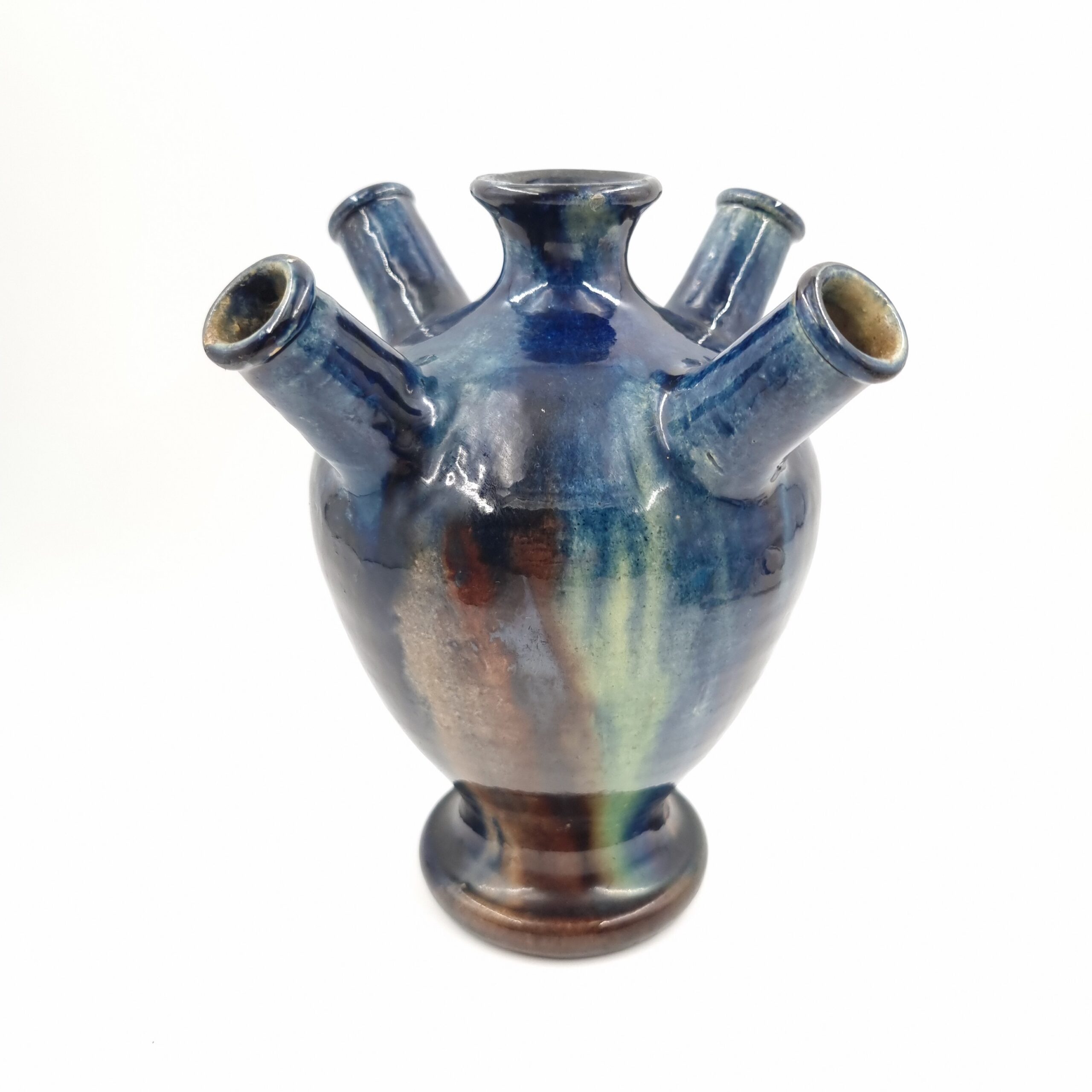 Art Nouveau Drip Glazed Flemish Pottery