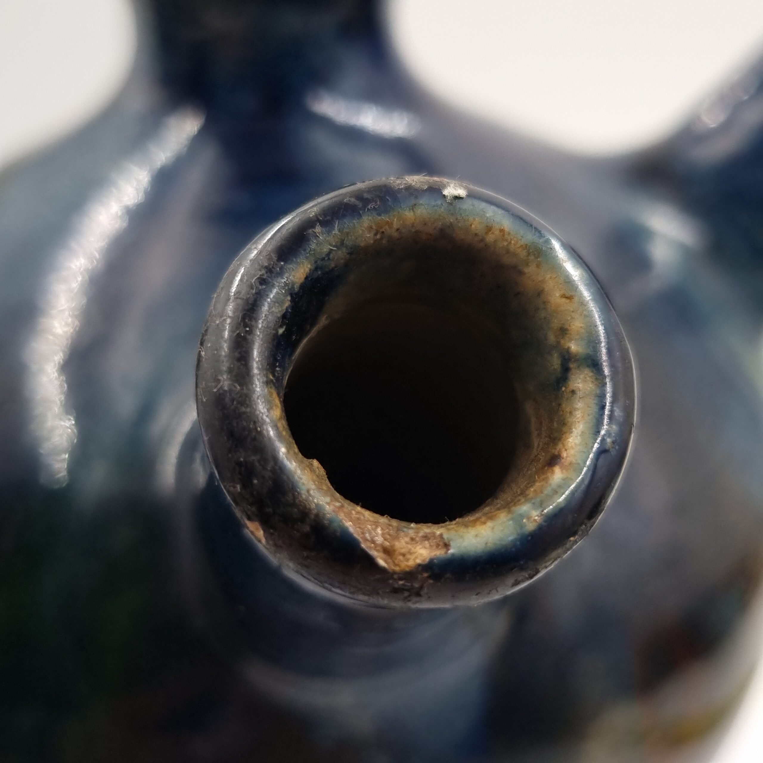 Art Nouveau Drip Glazed Flemish Pottery Tulip Vase, Belgium Arts & Craft - Image 4