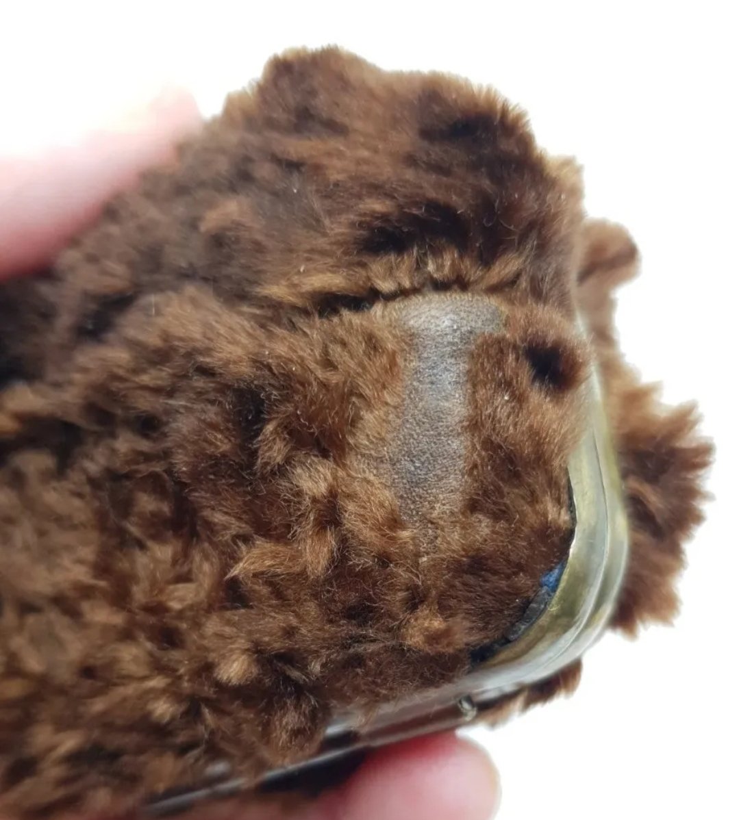 Victorian  Fur Coin Purse Silk Concertina circa 1870s - Image 3