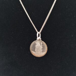 Silver St Christopher Pendant
