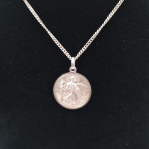 Silver St Christopher Pendant