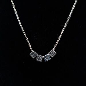 90s Vintage Love Pendant