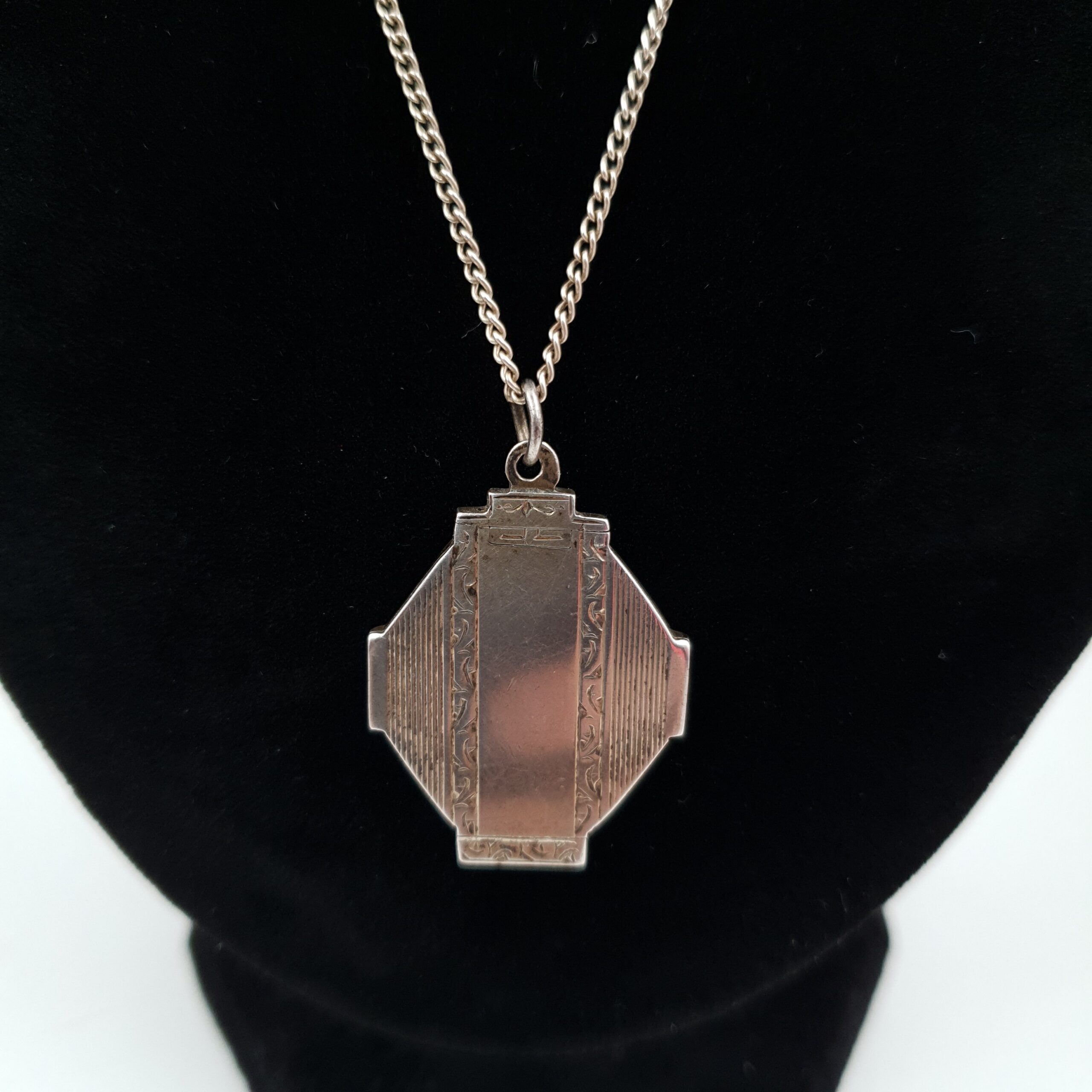 Sterling Silver Art Deco Locket