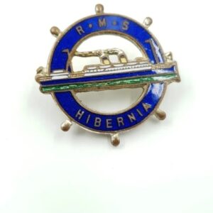 RMS Hibernia Enamel Badge