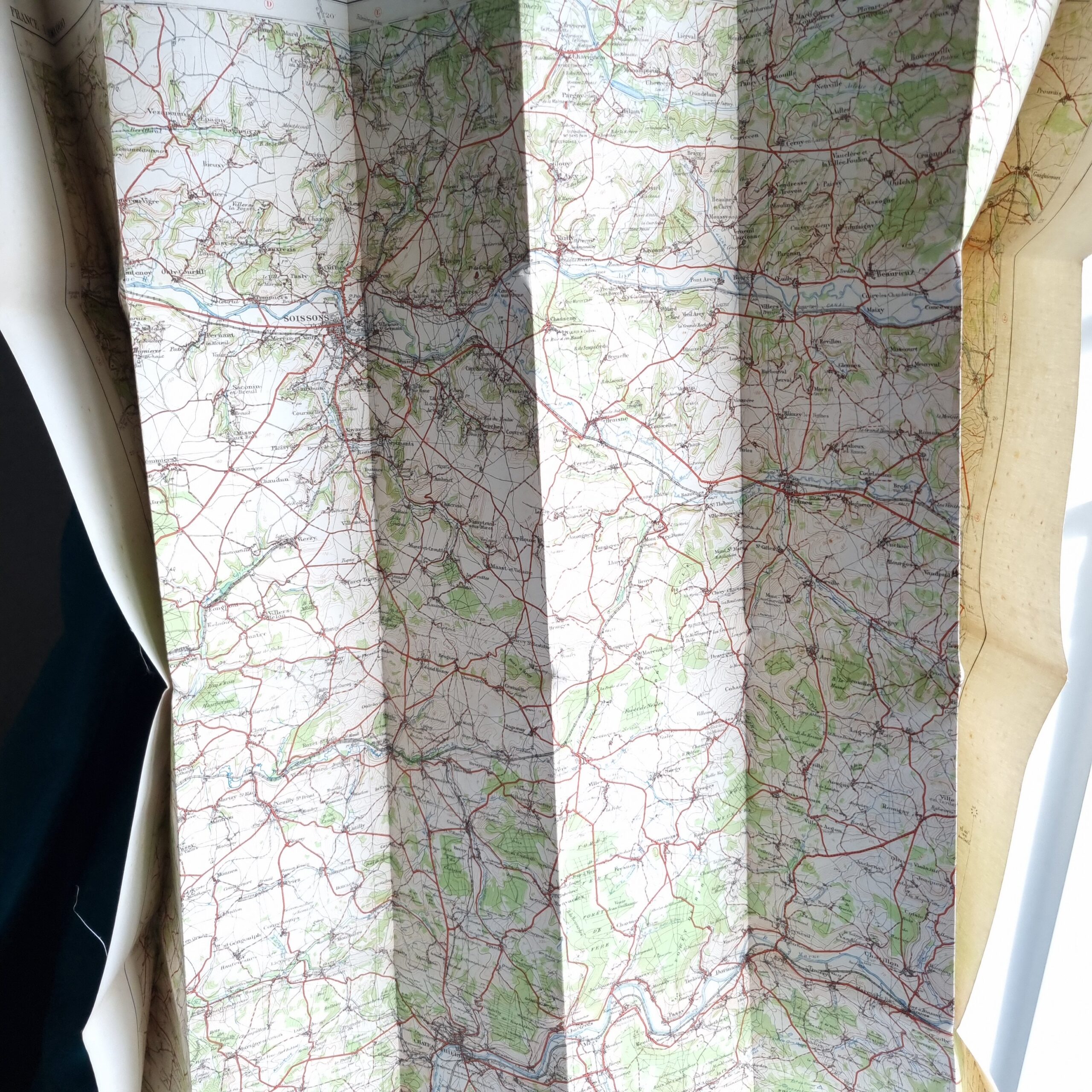 WW1 War Office Map 1917. France Soissons 22 - Image 3