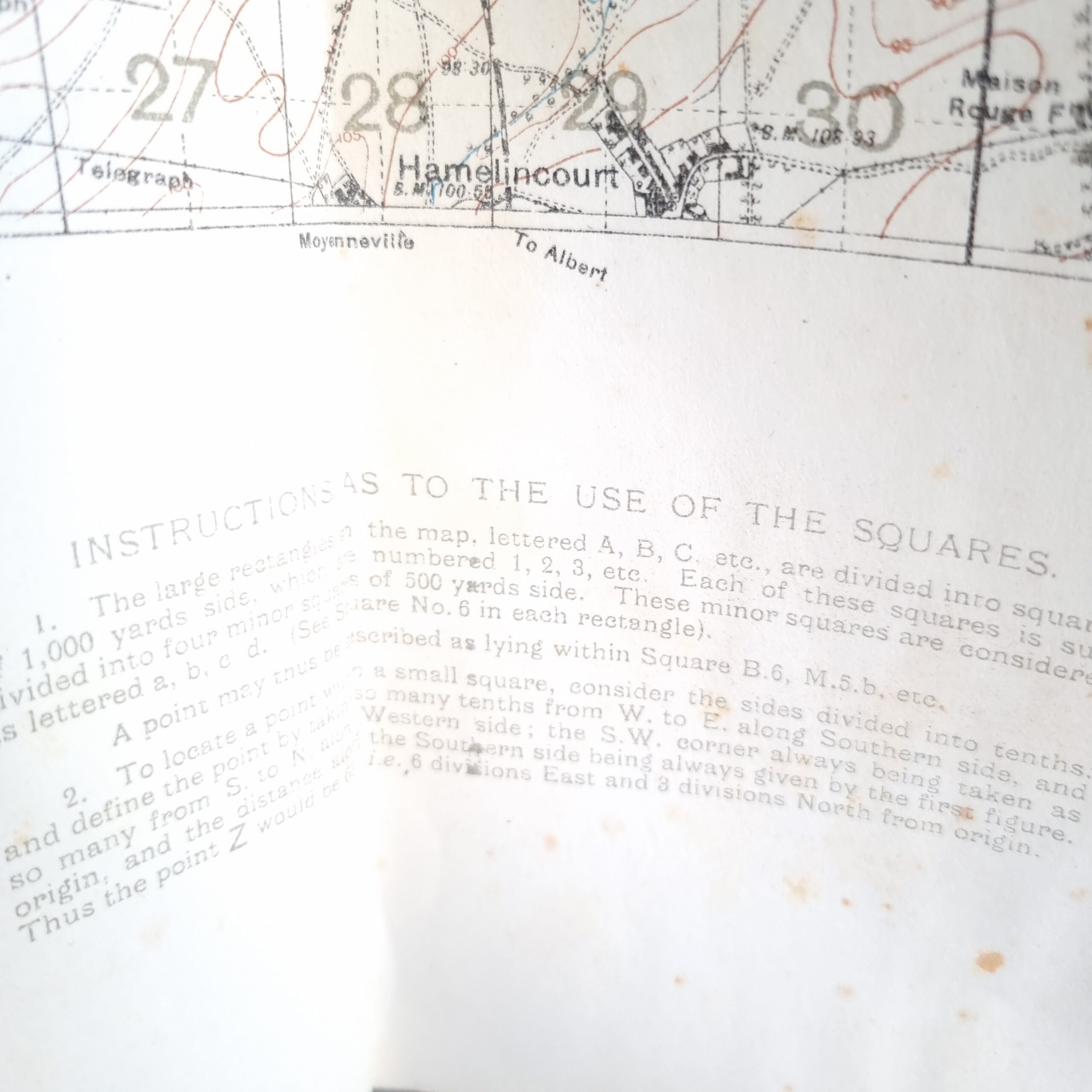 WW1 Map France Arras Sheet 51b Ordnance Survey 1917 - Image 2