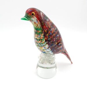 Galliano Ferro Glass Bird